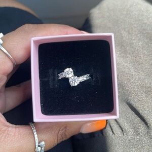 Pandora overlapping band ring